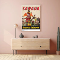 Discover Vast Adventures in Canada with Travel Poster PosterGoat