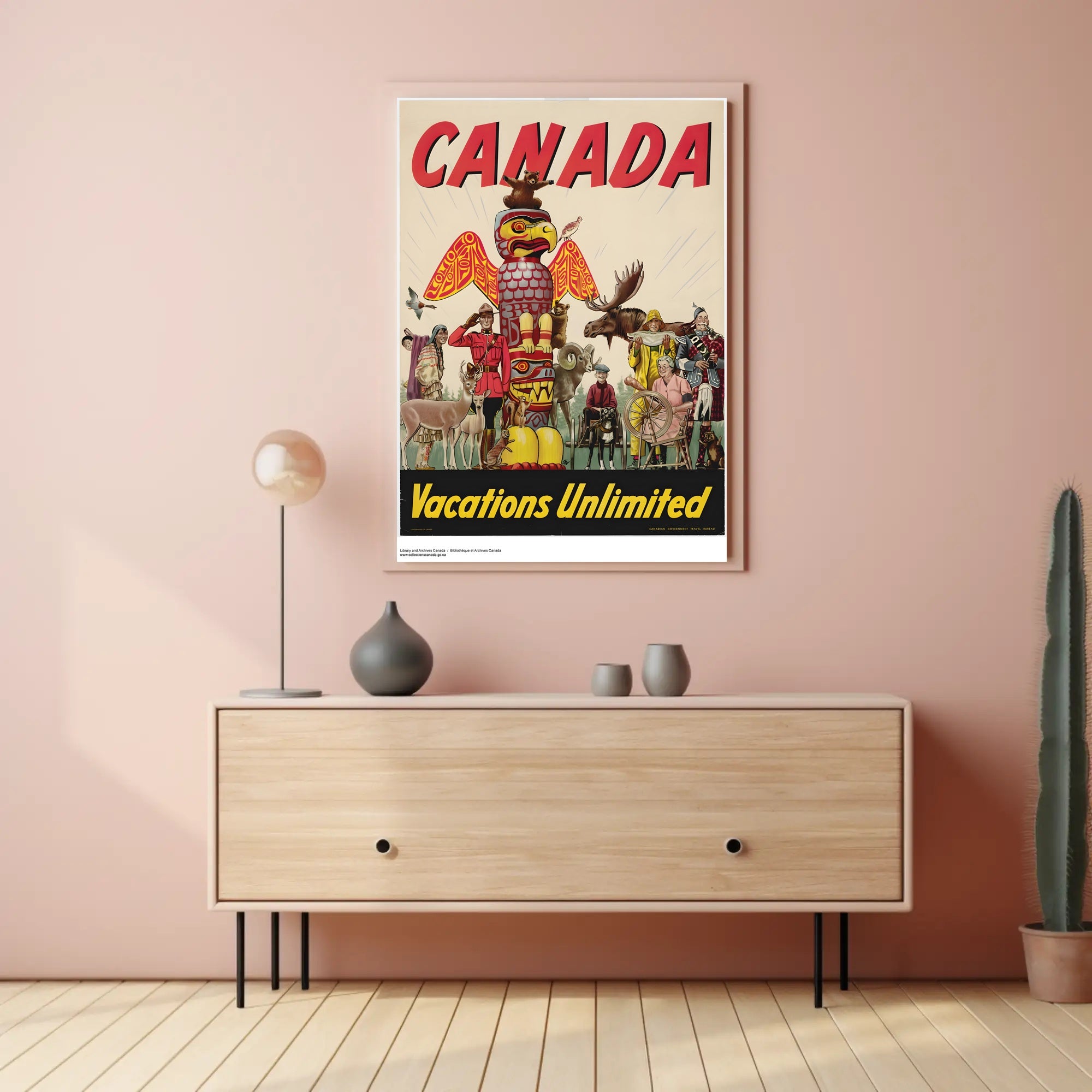 Discover Vast Adventures in Canada with Travel Poster PosterGoat