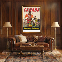 Discover Vast Adventures in Canada with Travel Poster PosterGoat