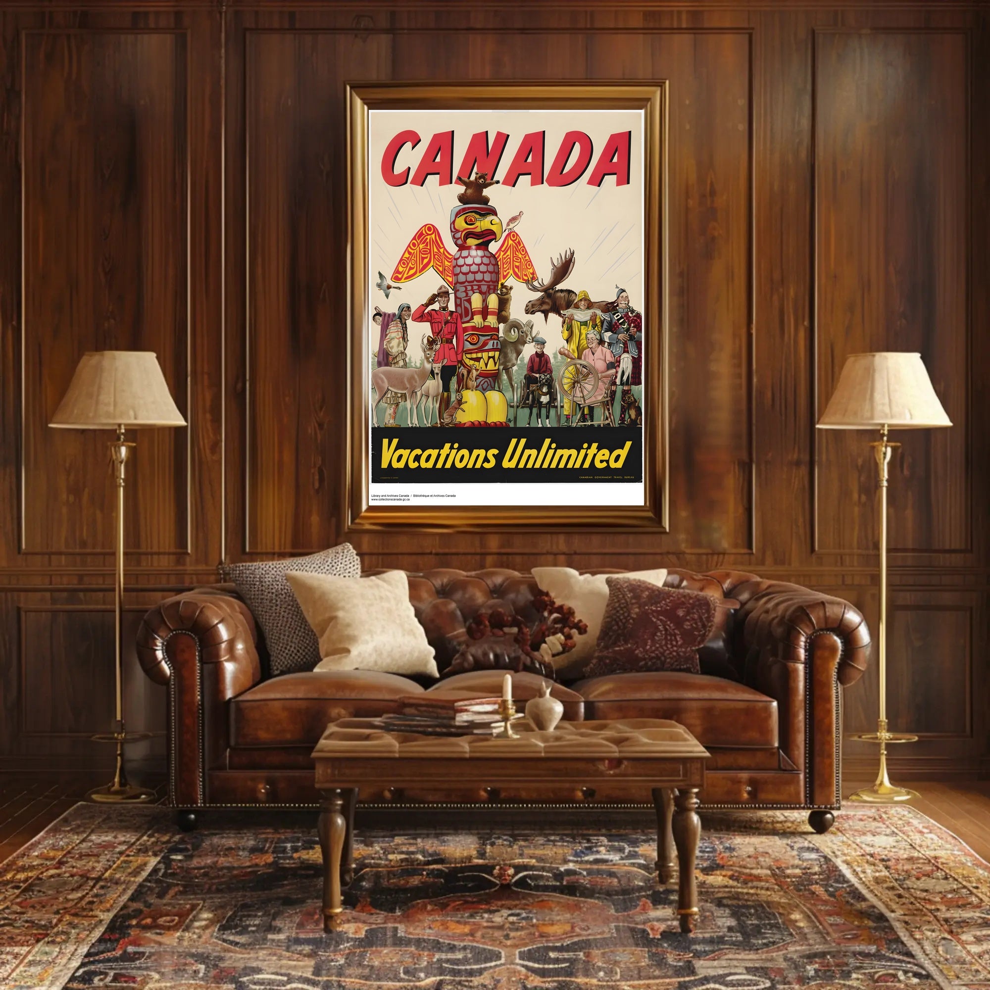 Discover Vast Adventures in Canada with Travel Poster PosterGoat