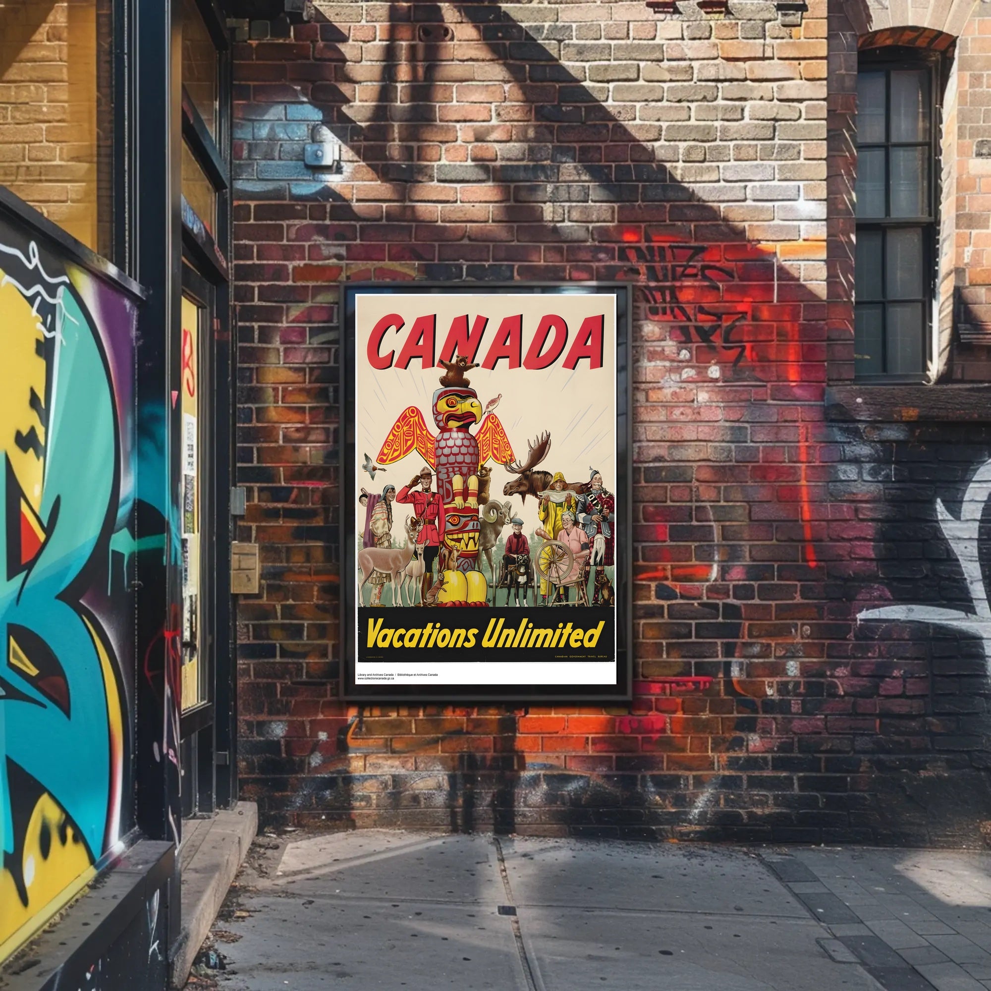 Discover Vast Adventures in Canada with Travel Poster PosterGoat