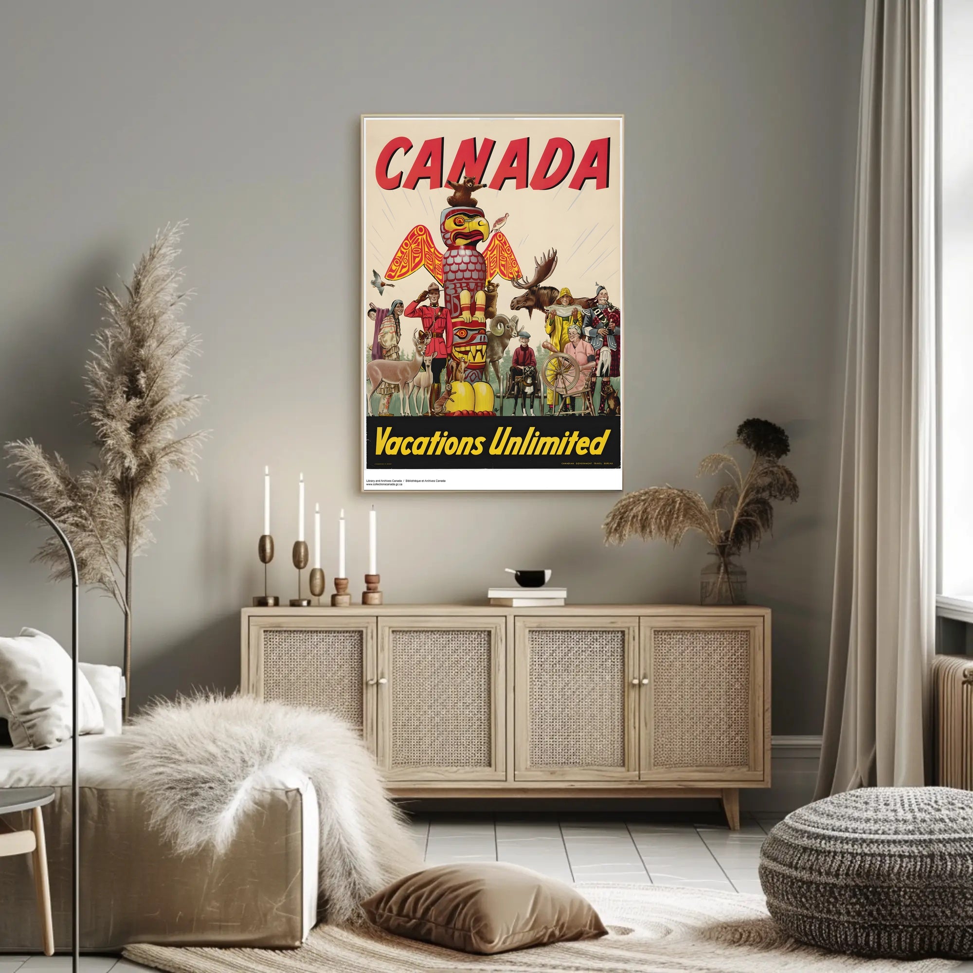 Discover Vast Adventures in Canada with Travel Poster PosterGoat