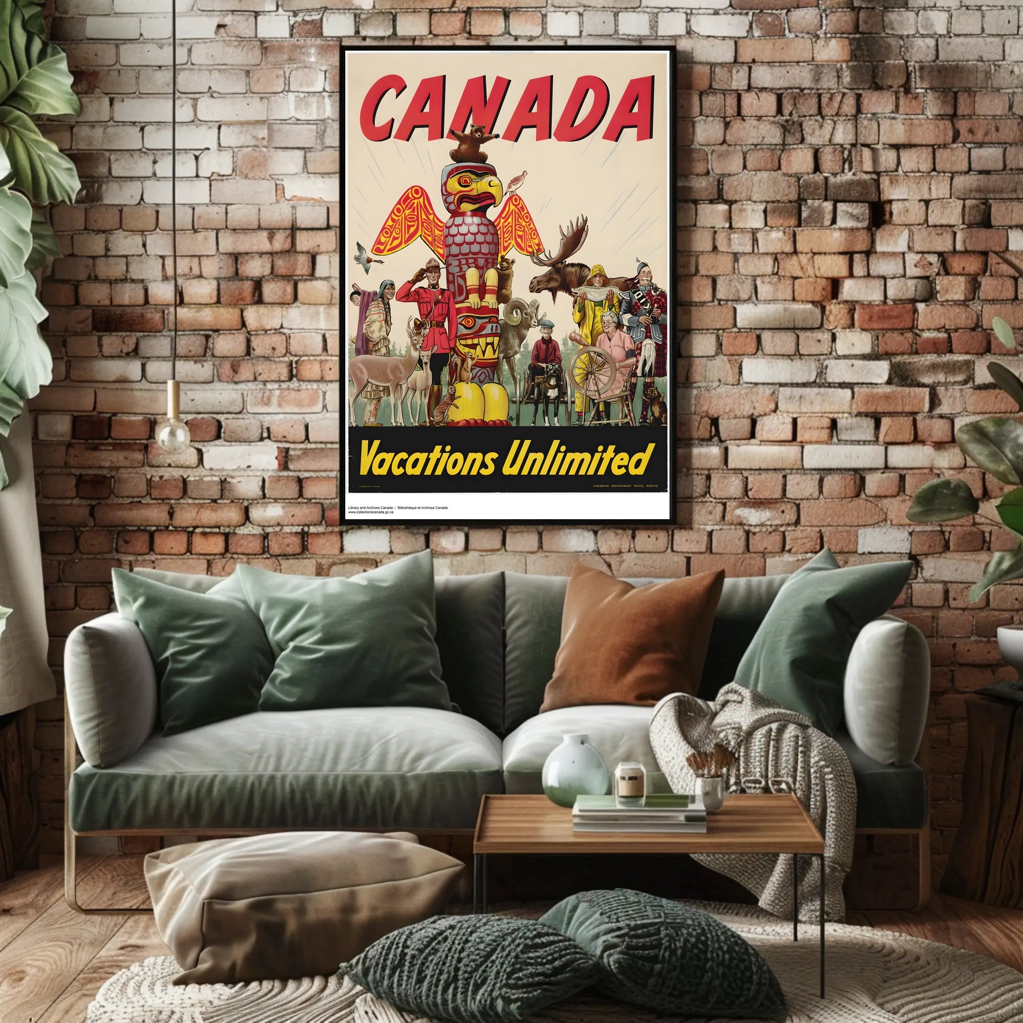 Discover Vast Adventures in Canada with Travel Poster PosterGoat
