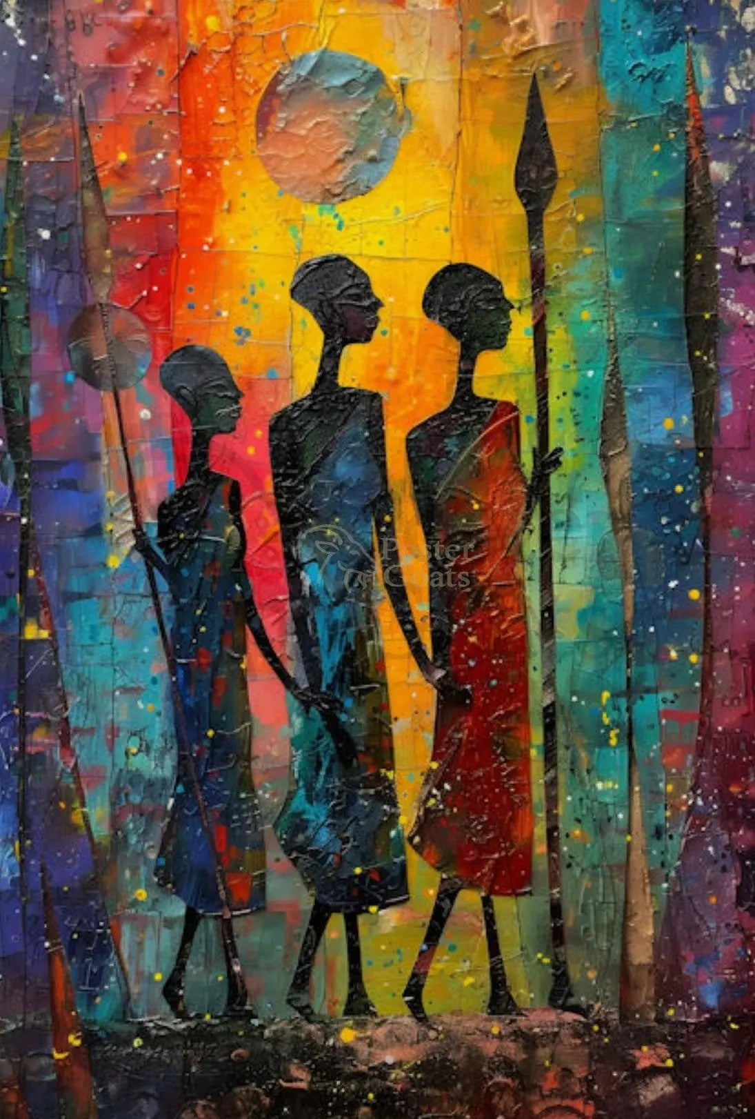 Diverse Expression Artistic Culture Poster PosterGoat