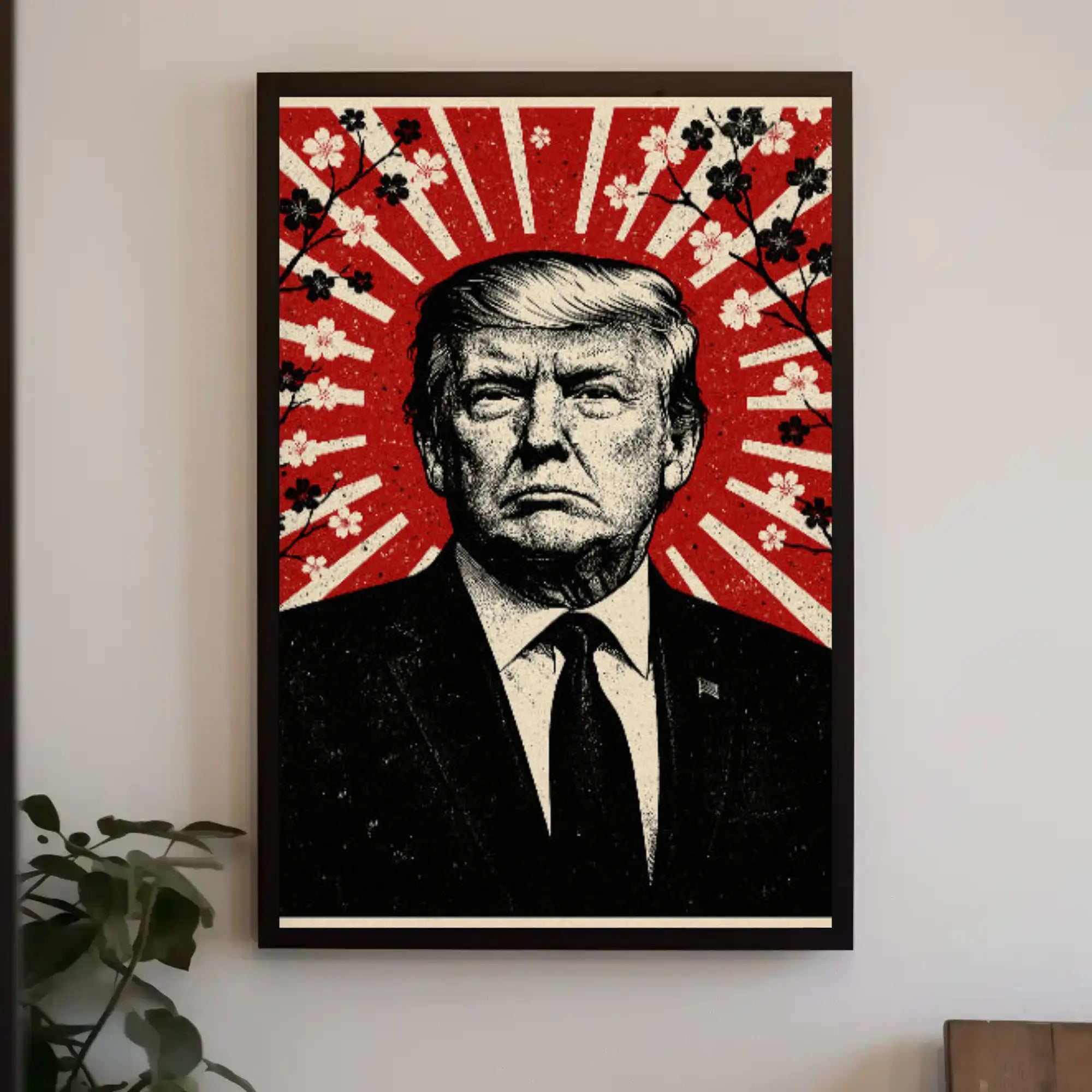 Donald Trump Stylized Propaganda Portrait Art Print Political Poster PosterGoat