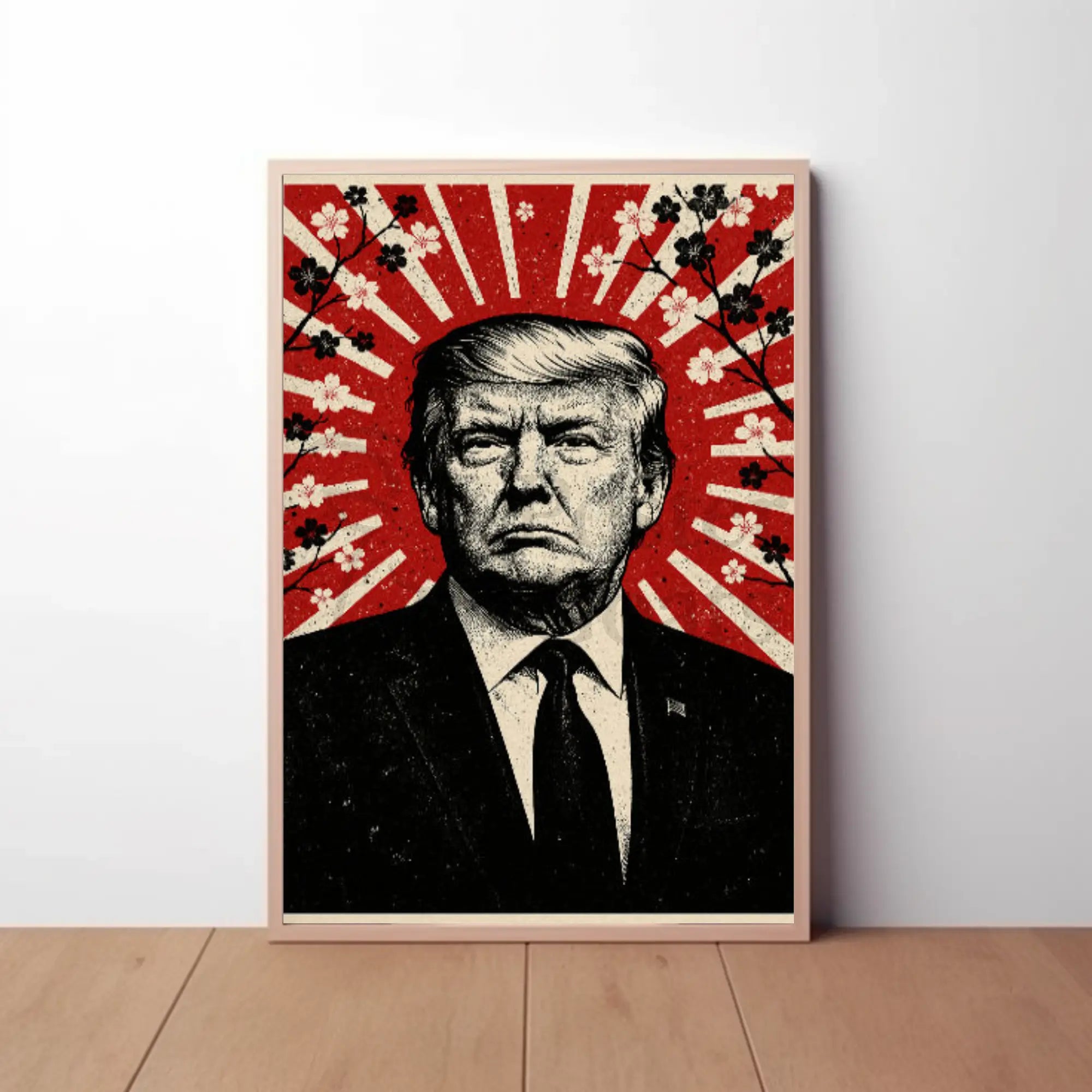 Donald Trump Stylized Propaganda Portrait Art Print Political Poster PosterGoat