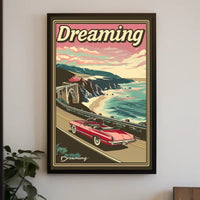 Dreaming of Adventure Vintage Travel Poster PosterGoat