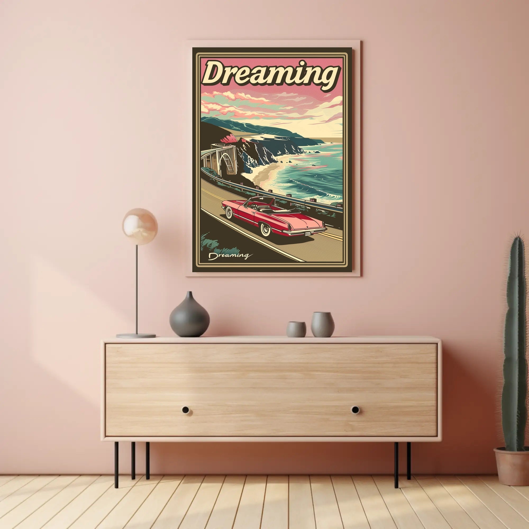 Dreaming of Adventure Vintage Travel Poster PosterGoat