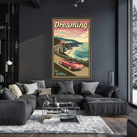 Dreaming of Adventure Vintage Travel Poster PosterGoat