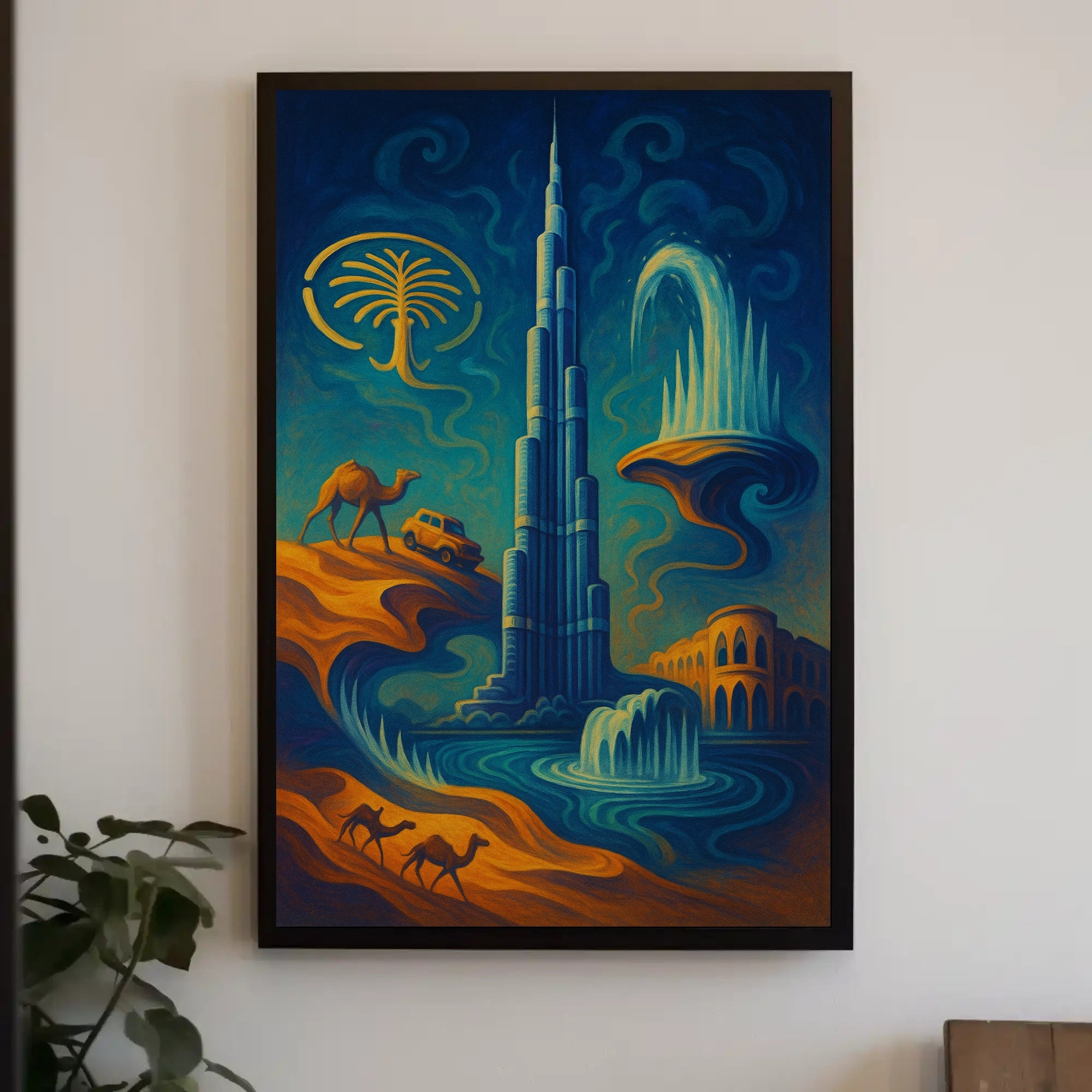 Dreamscape Of Dubai Poster PosterGoat