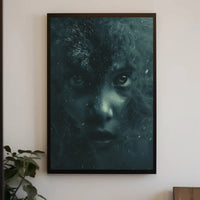 Duality Revealed: Human-Wolf Fusion Abstract, Artistic, or Pop Culture Poster PosterGoat