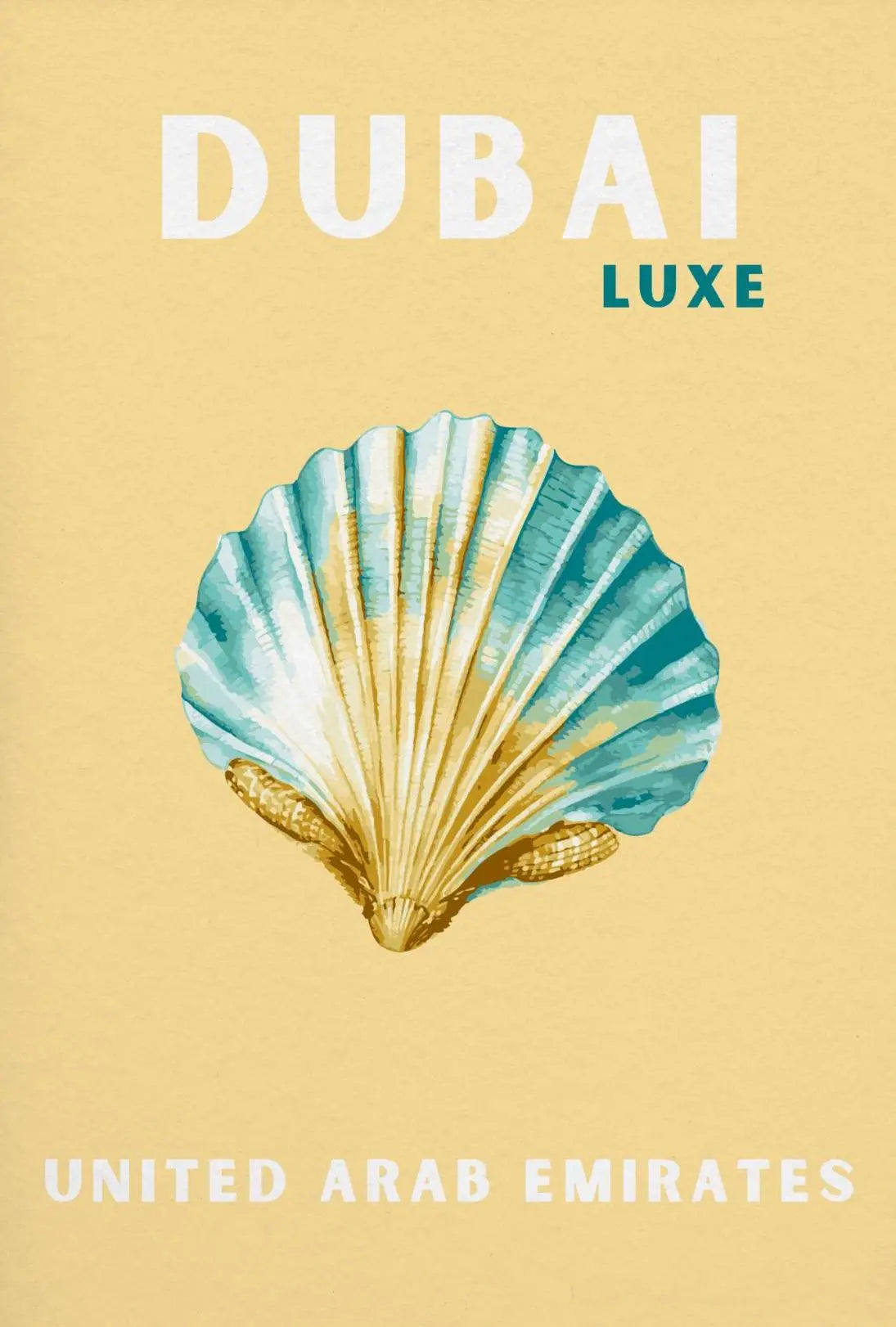 Dubai Luxe Minimalist Art Travel Poster PosterGoat