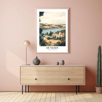 Dunedin's Vintage Landscape Travel Poster PosterGoat