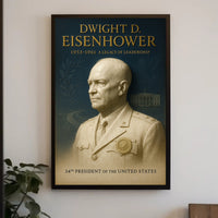 Dwight D Eisenhower Poster 34th President Art PosterGoat