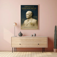 Dwight D Eisenhower Poster 34th President Art PosterGoat