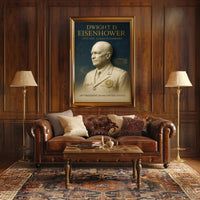 Dwight D Eisenhower Poster 34th President Art PosterGoat