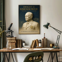Dwight D Eisenhower Poster 34th President Art PosterGoat