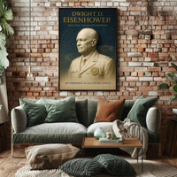 Dwight D Eisenhower Poster 34th President Art PosterGoat
