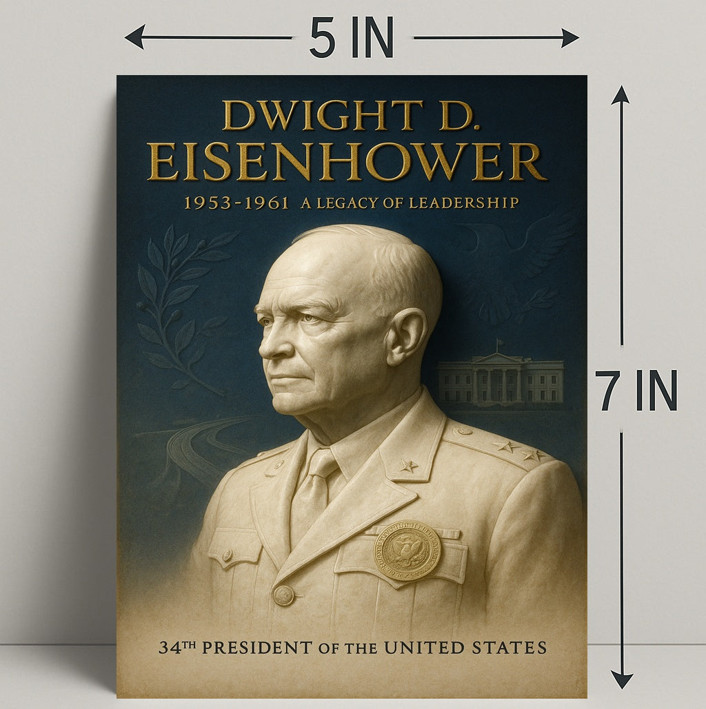 Dwight D Eisenhower Poster 34th President Art PosterGoat