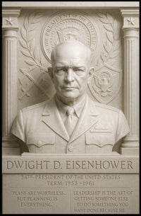 Dwight D. Eisenhower Historical Poster Print PosterGoat