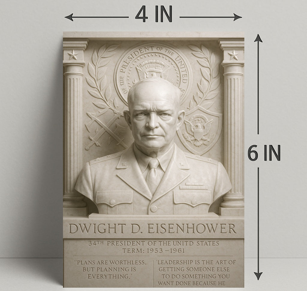 Dwight D. Eisenhower Historical Poster Print PosterGoat