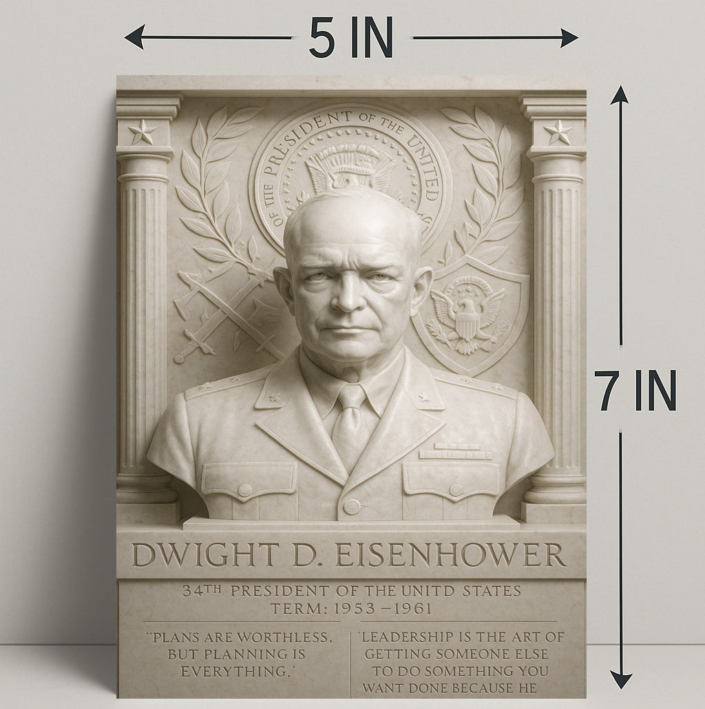 Dwight D. Eisenhower Historical Poster Print PosterGoat