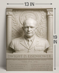 Dwight D. Eisenhower Historical Poster Print PosterGoat