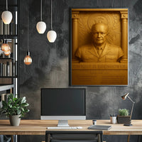 Dwight D. Eisenhower Vintage Poster Art Print PosterGoat