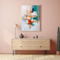 Dynamic Abstract Energetic Composition Poster - Abstract or Artistic Poster PosterGoat