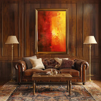 Dynamic Energy Abstract Art: Vibrant Expression Poster PosterGoat