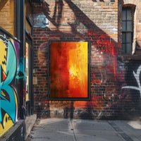 Dynamic Energy Abstract Art: Vibrant Expression Poster PosterGoat