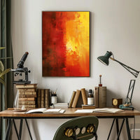 Dynamic Energy Abstract Art: Vibrant Expression Poster PosterGoat