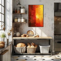 Dynamic Energy Abstract Art: Vibrant Expression Poster PosterGoat