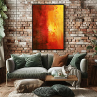 Dynamic Energy Abstract Art: Vibrant Expression Poster PosterGoat