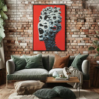 Dynamic Expression in Surreal Abstract Artistic Poster PosterGoat
