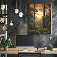 Dynamic World of Tomorrow Futuristic Sci-Fi Poster PosterGoat