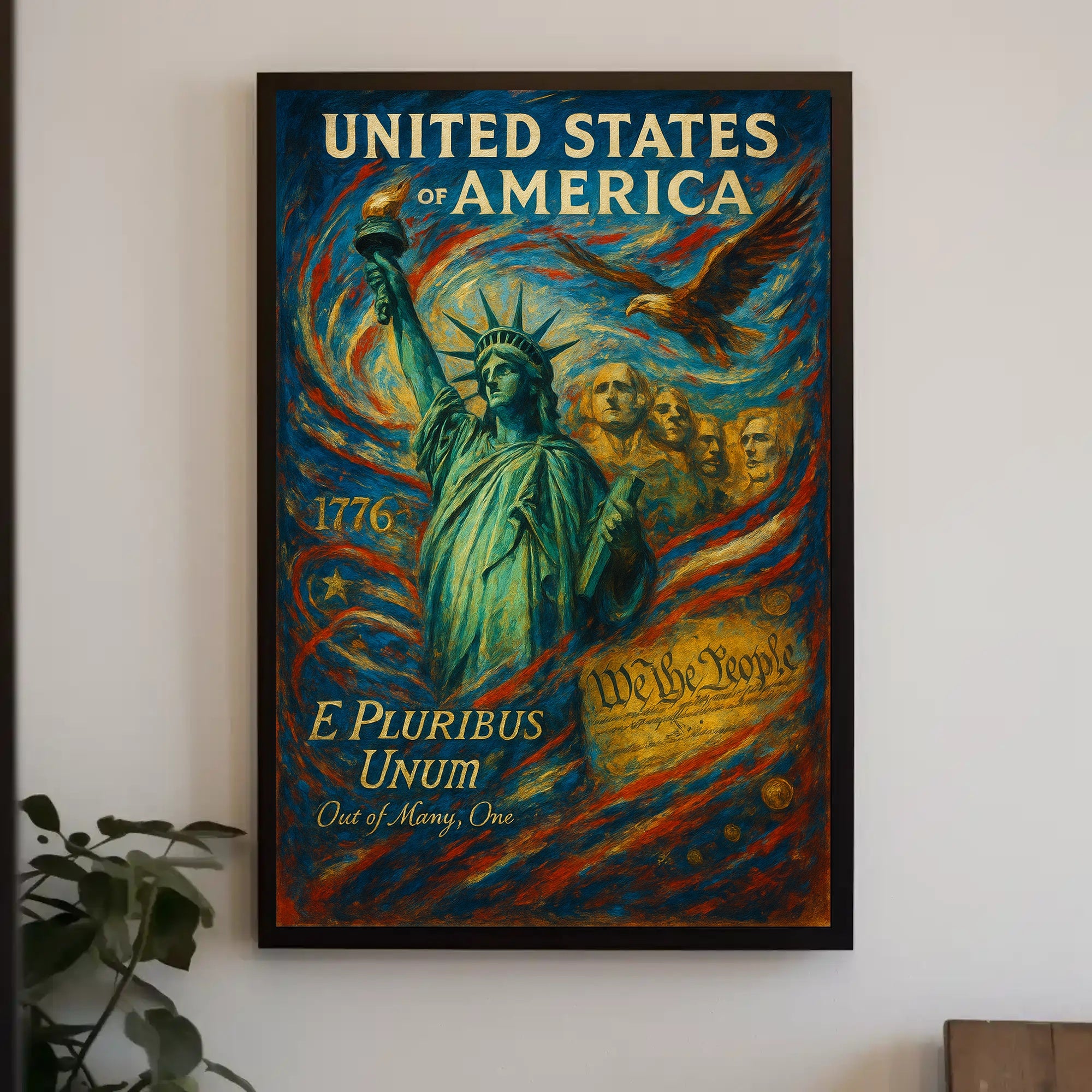 E Pluribus Unum Out of Many, One Poster PosterGoat