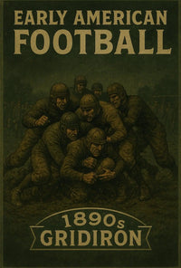 Early American Football 1890s Nostalgic Sports Poster PosterGoat