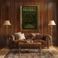 Early American Football 1890s Nostalgic Sports Poster PosterGoat