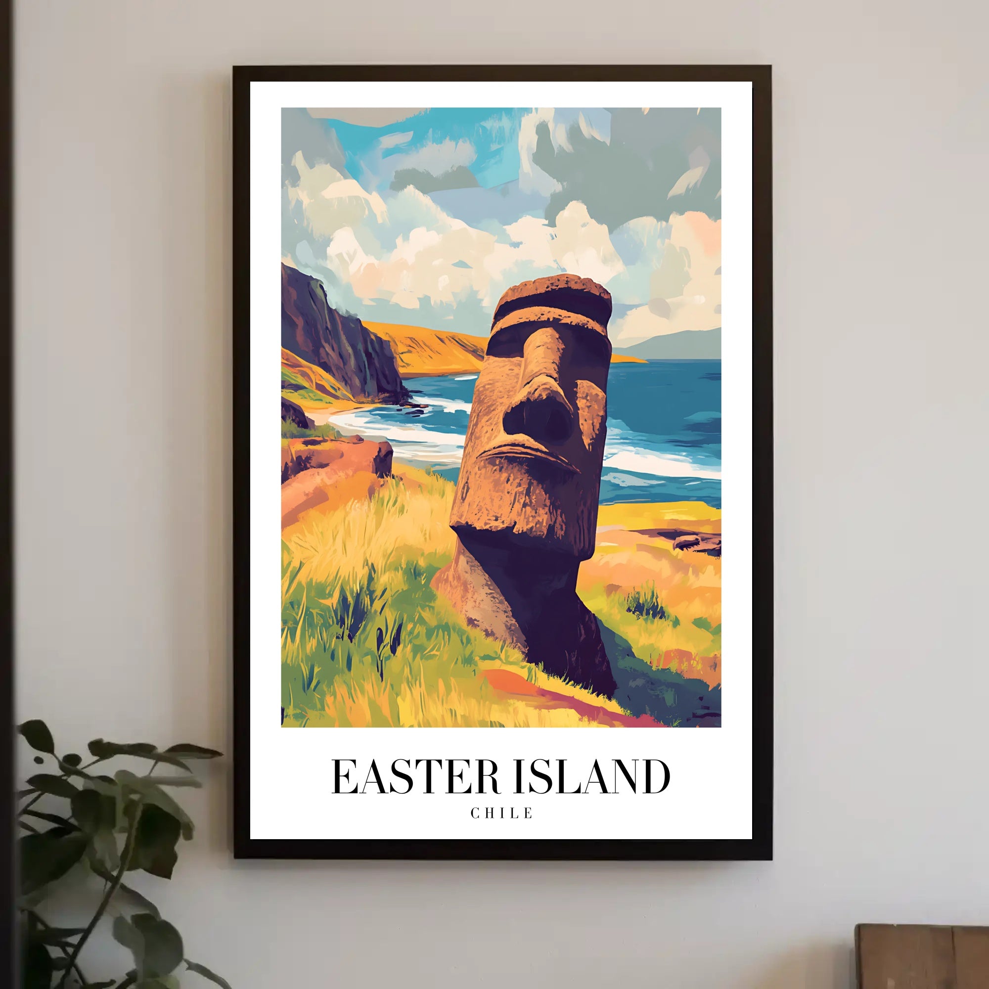 Easter Island Moai Artistry Cultural or Heritage Poster PosterGoat