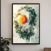 Egg and Nature Dreamscape Surrealism Artistic Poster PosterGoat