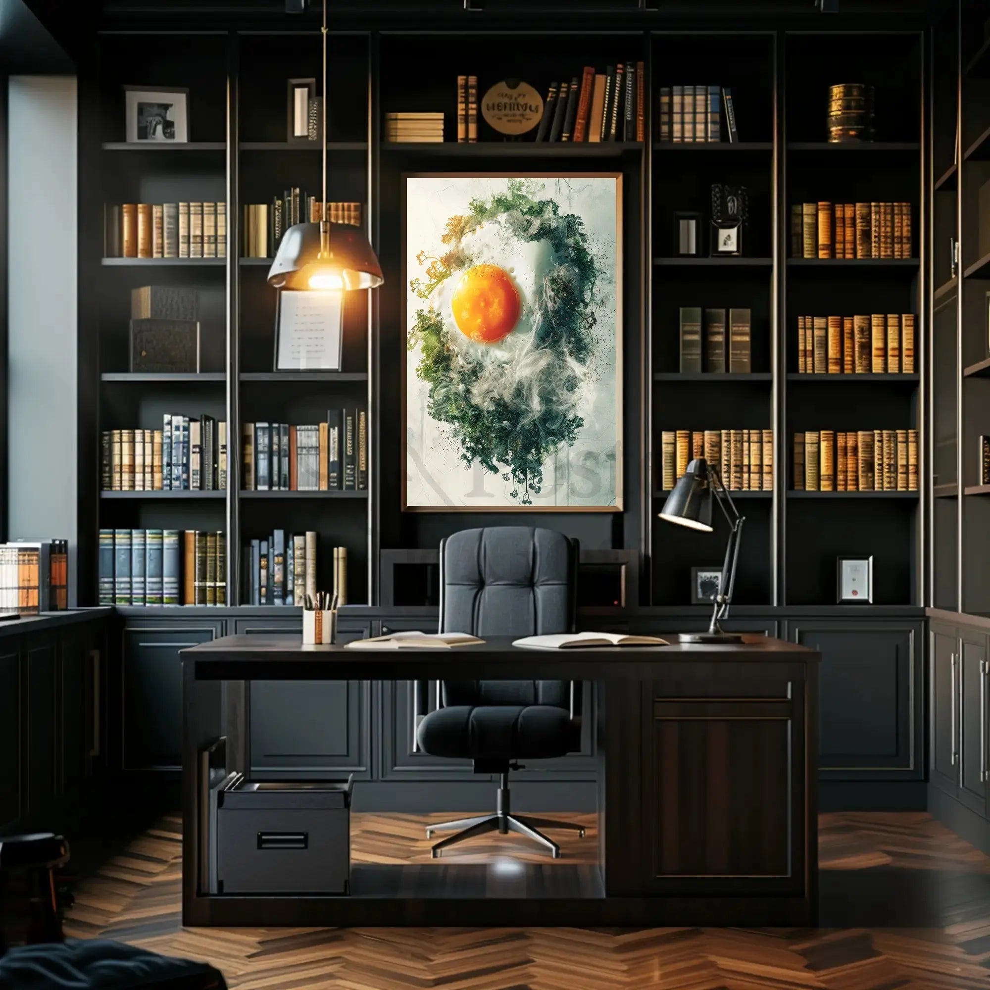 Egg and Nature Dreamscape Surrealism Artistic Poster PosterGoat