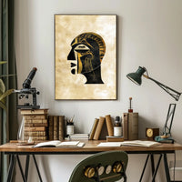 Egyptian Pharaoh Geometric Art Poster - Abstract or Artistic Poster PosterGoat