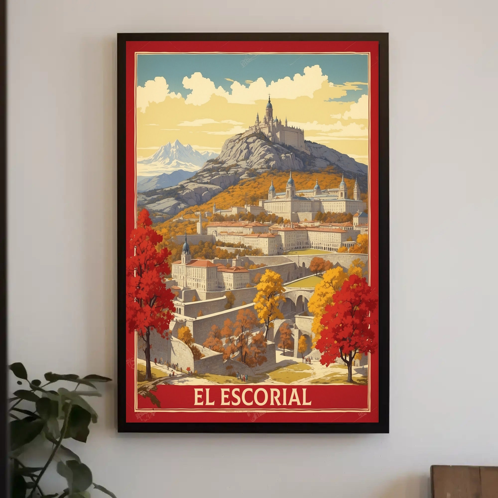 El Escorial Vintage Travel Poster PosterGoat
