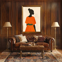 Elegant Minimalist Silhouette Art Poster - Artistic Poster PosterGoat