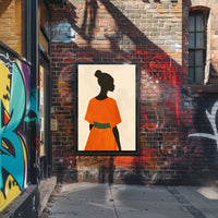 Elegant Minimalist Silhouette Art Poster - Artistic Poster PosterGoat