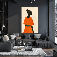 Elegant Minimalist Silhouette Art Poster - Artistic Poster PosterGoat