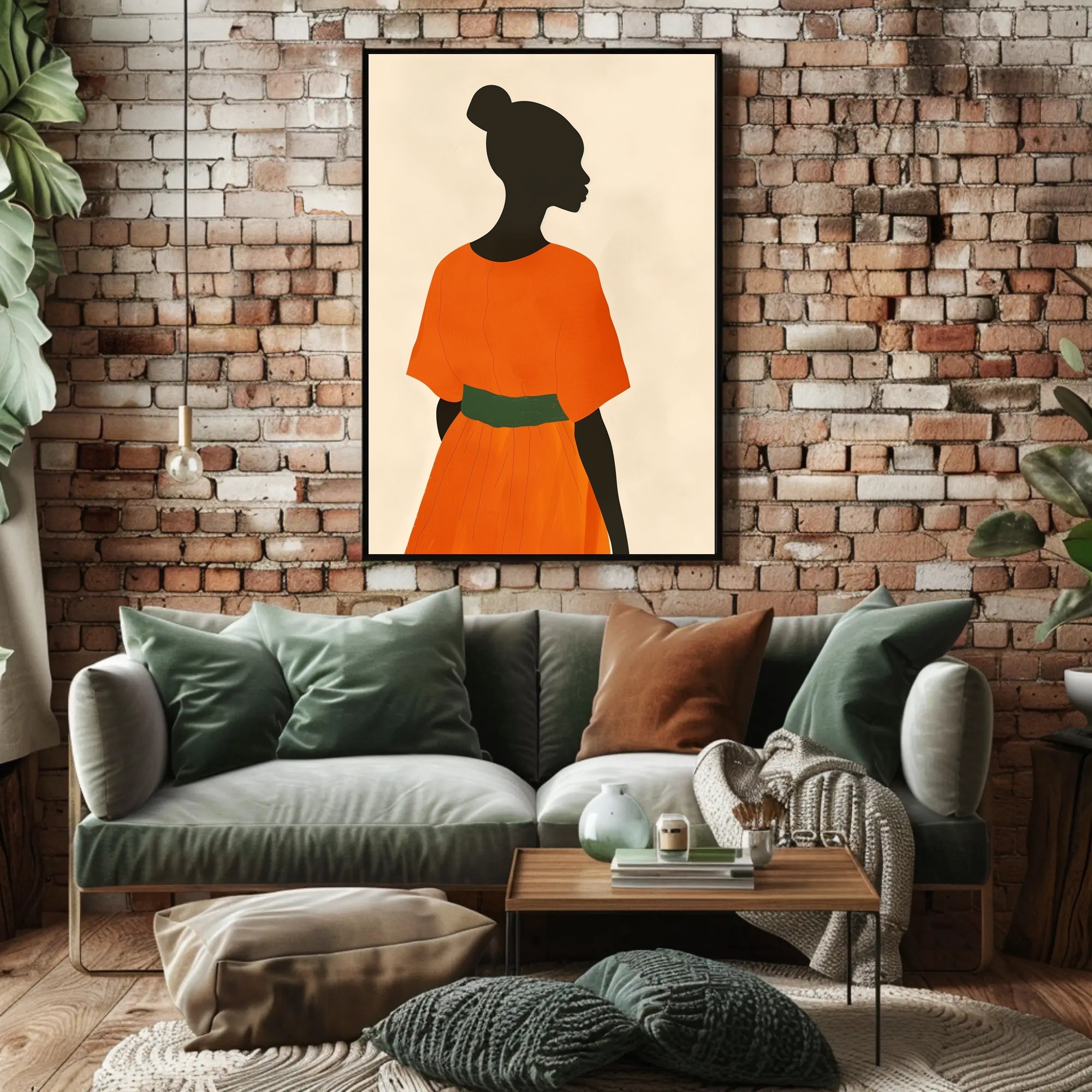 Elegant Minimalist Silhouette Art Poster - Artistic Poster PosterGoat