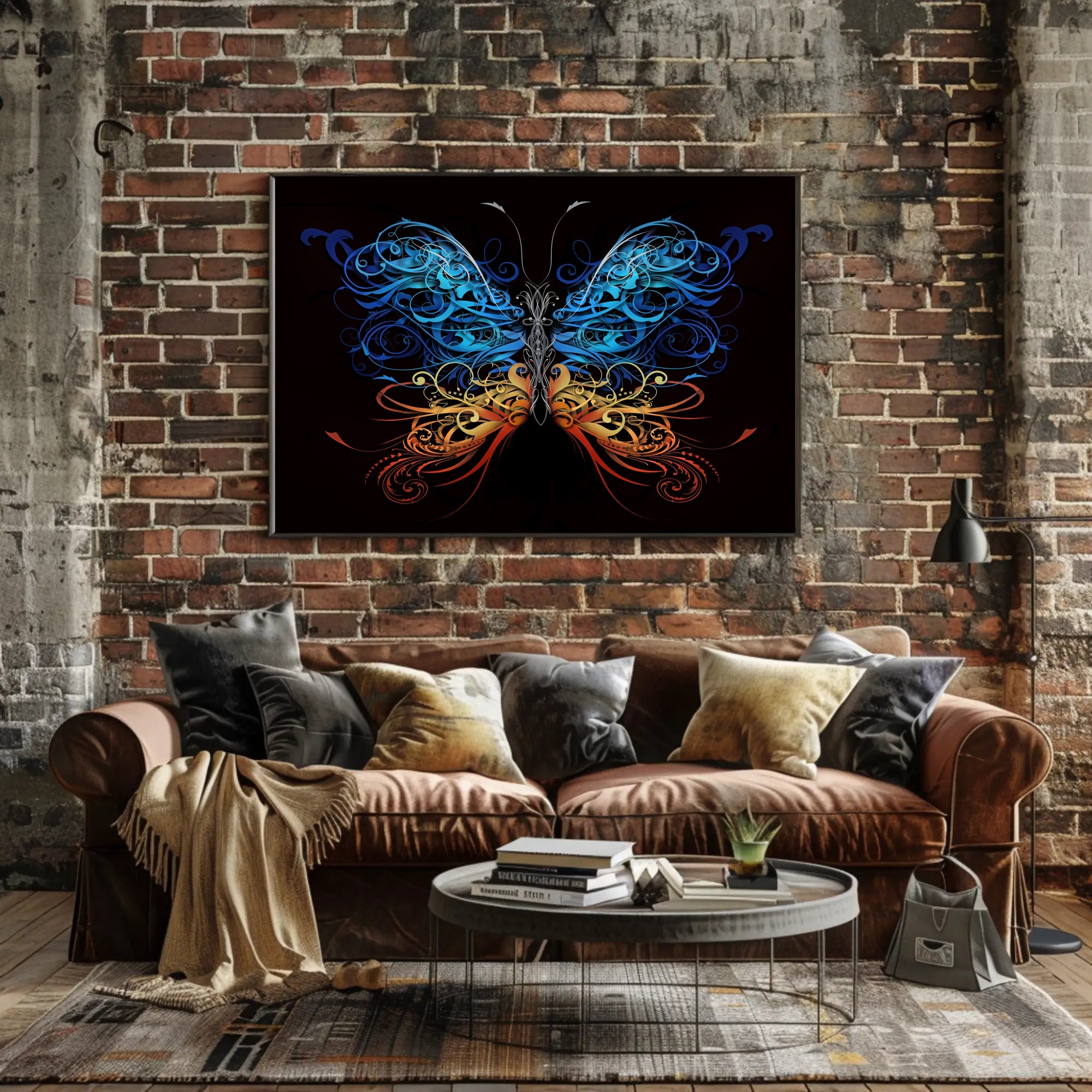 Elegant Ornate Butterfly: Animal Art Poster PosterGoat