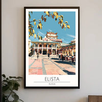 Elista Architectural Essence Travel Poster PosterGoat